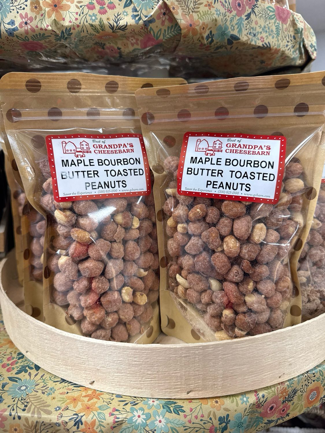 Maple Bourbon Butter Toasted Peanuts