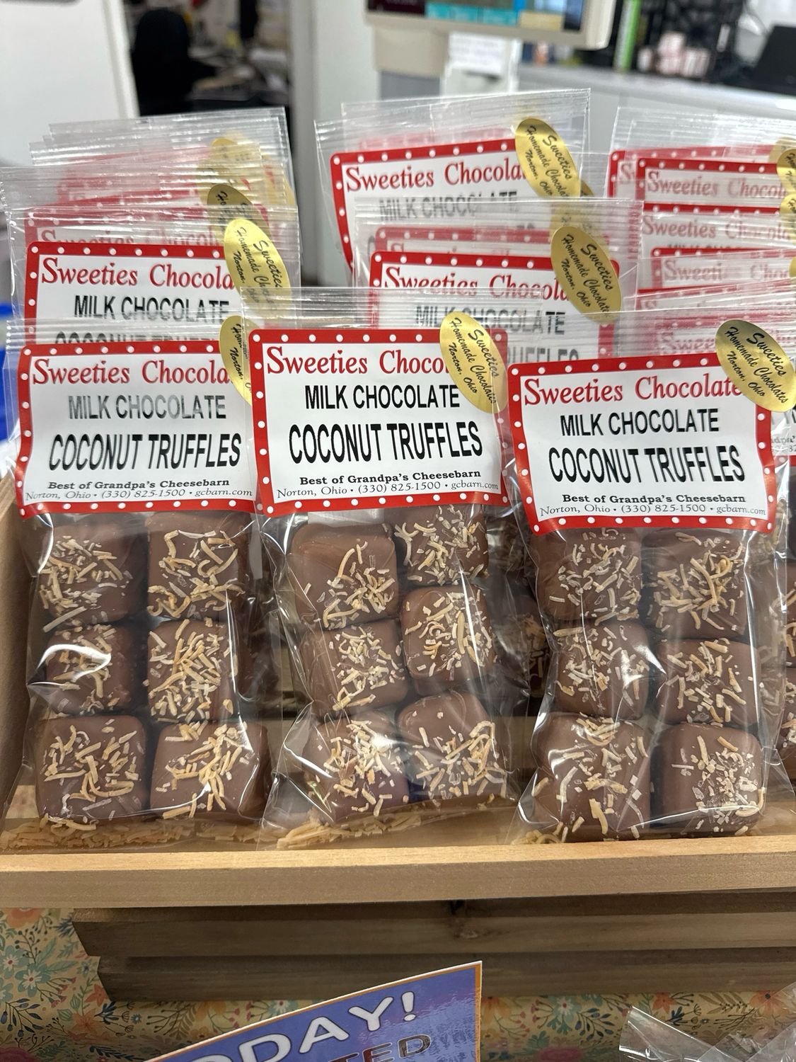 Milk Chocolate Coconut Truffles