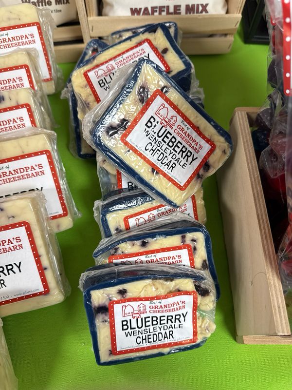 Blueberry Wensleydale Cheddar