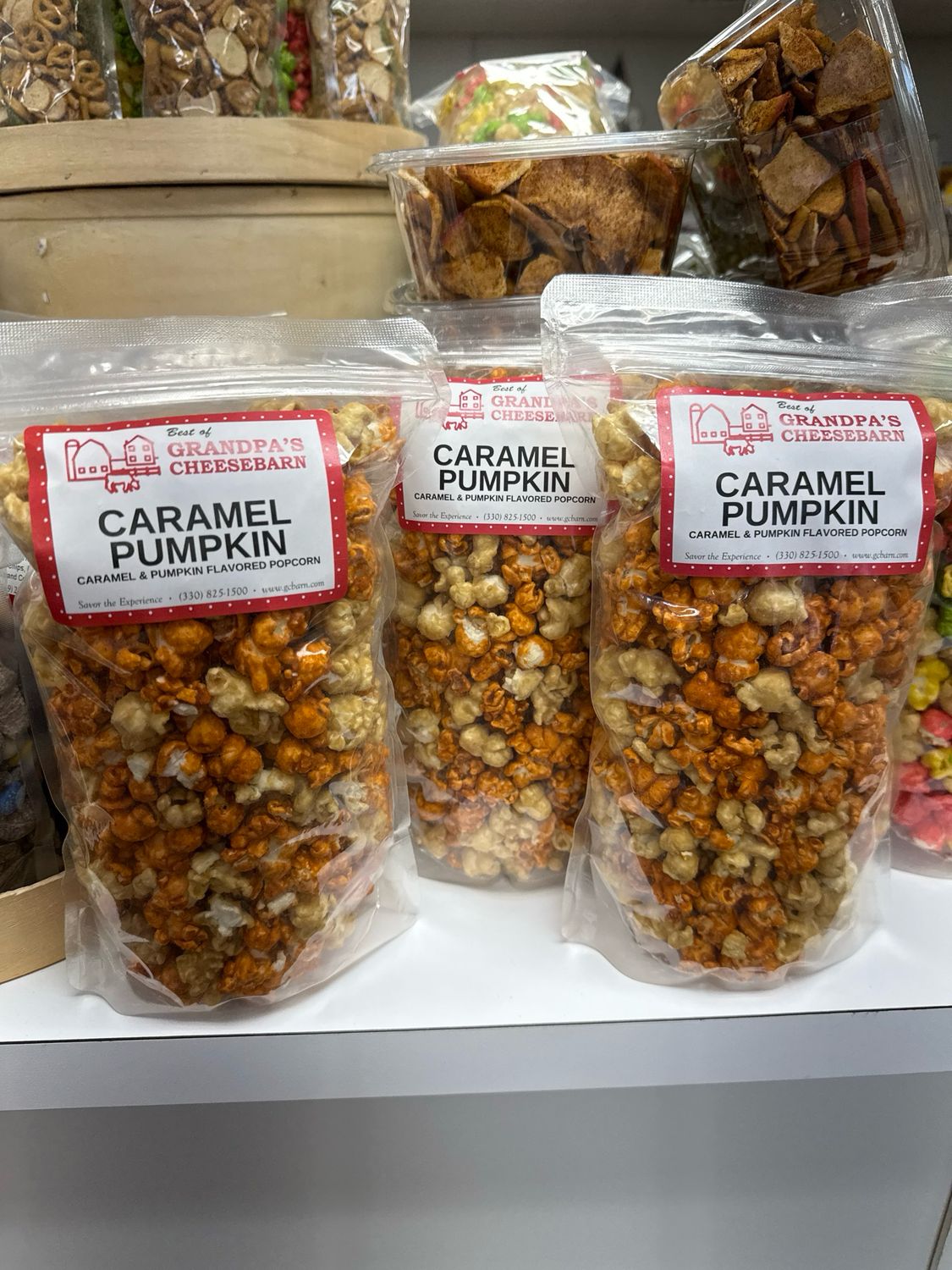 Caramel Pumpkin Popcorn