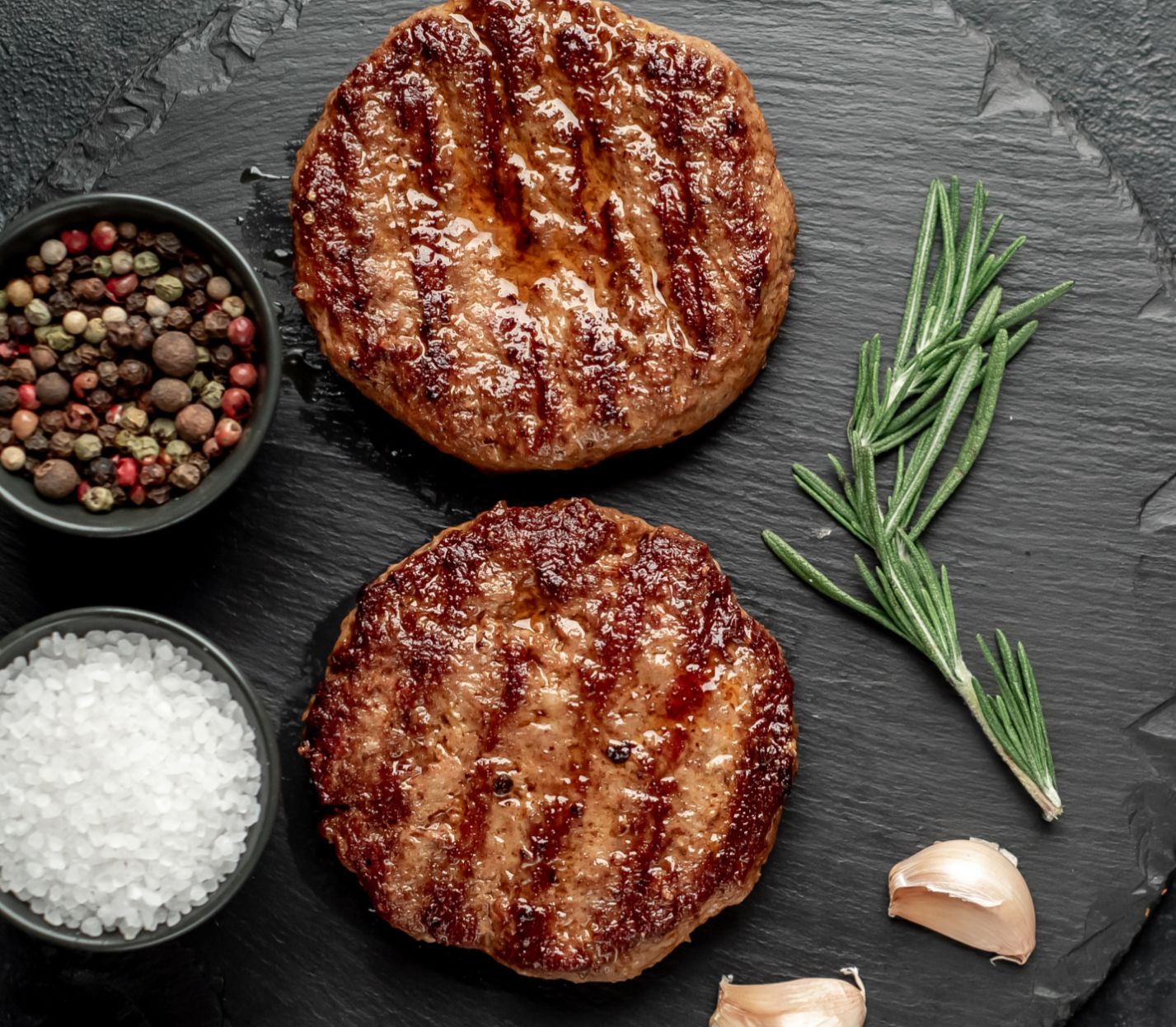 Bacon Pork Burger Patties (1/3lb patties, 3/package)