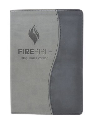 King James Version (KJV) Duo Black/Grey PU Cover King James Version (KJV) Duo Black/Grey PU Cover