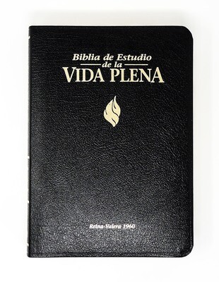 Spanish - Reina-Valera 1960 (RVR) (Biblia de Estudio de la Vida Plena) Black Bonded Leather Spanish - Reina-Valera 1960 (RVR) (Biblia de Estudio de la Vida Plena) Black Bonded Leather