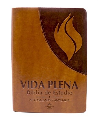 Spanish - Reina-Valera 1960 (RVR) (Biblia de Estudio de la Vida Plena) Brown PU Cover Spanish - Reina-Valera 1960 (RVR) (Biblia de Estudio de la Vida Plena) Brown PU Cover