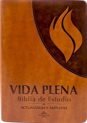 Spanish - Reina-Valera 1960 (RVR) (Biblia de Estudio de la Vida Plena) Brown PU Cover Spanish - Reina-Valera 1960 (RVR) (Biblia de Estudio de la Vida Plena) Brown PU Cover