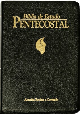 Portuguese - (Biblia de Estudo Pentecostal) Black Bonded Leather Portuguese - (Biblia de Estudo Pentecostal) Black Bonded Leather