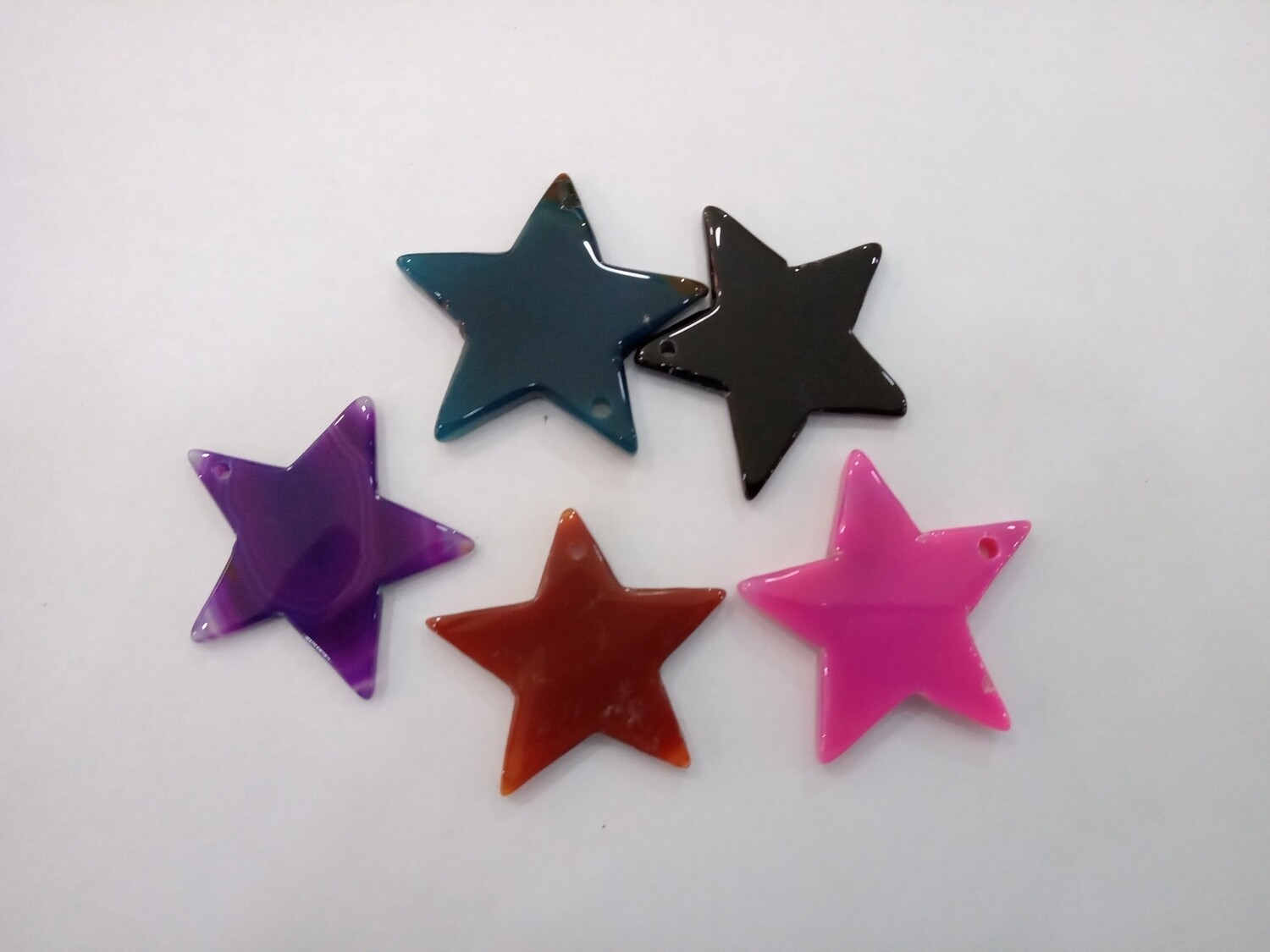 Ágata perforada estrella