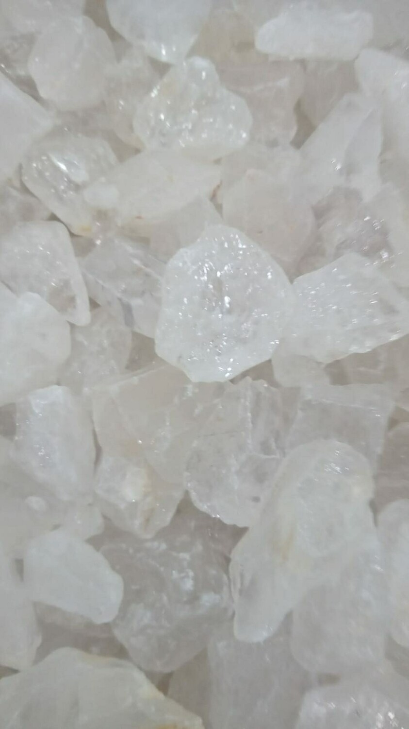 Cuarzo cristal rustico por 100grs (Piezas grandes)