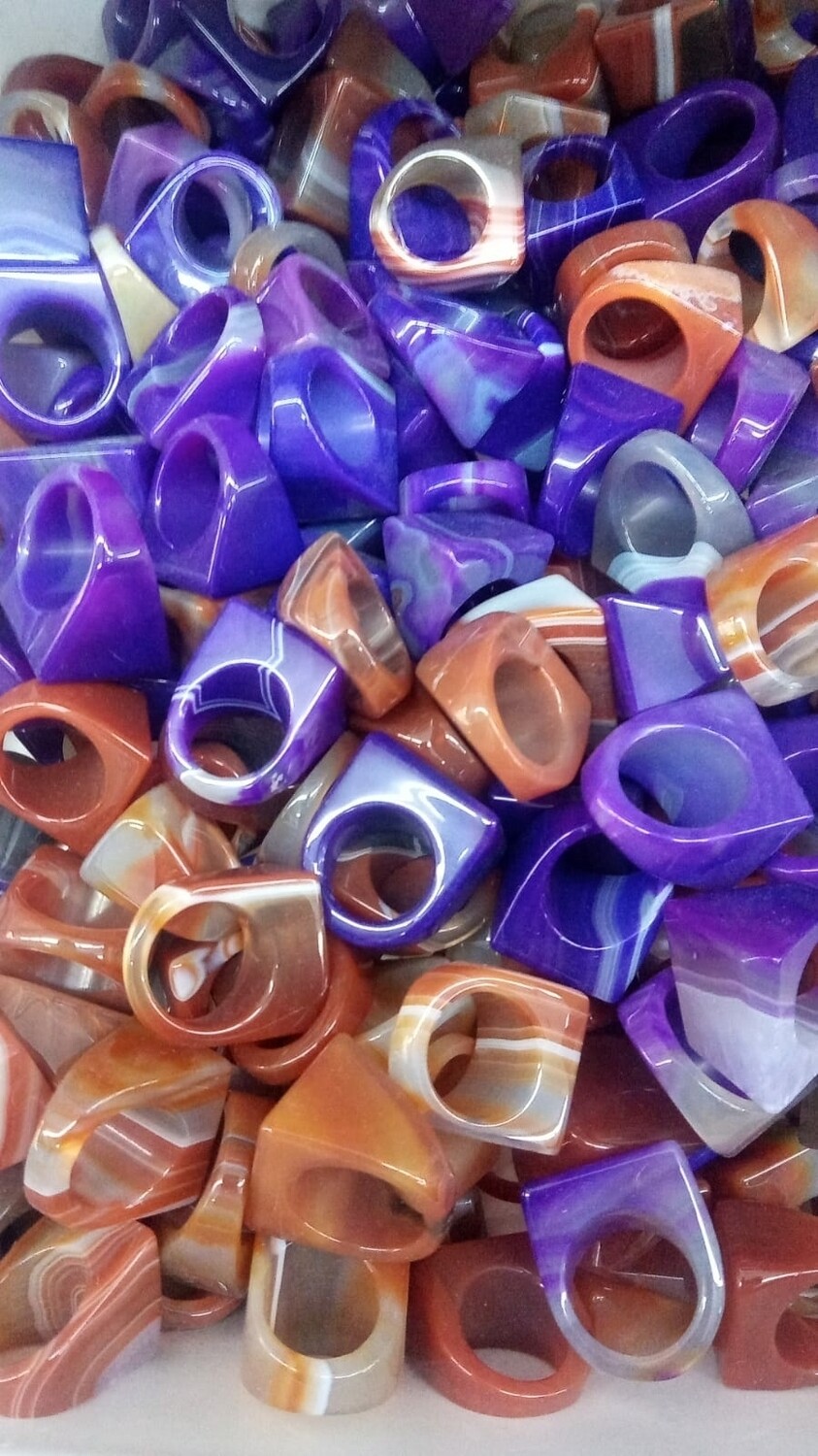 Anillos ágatas