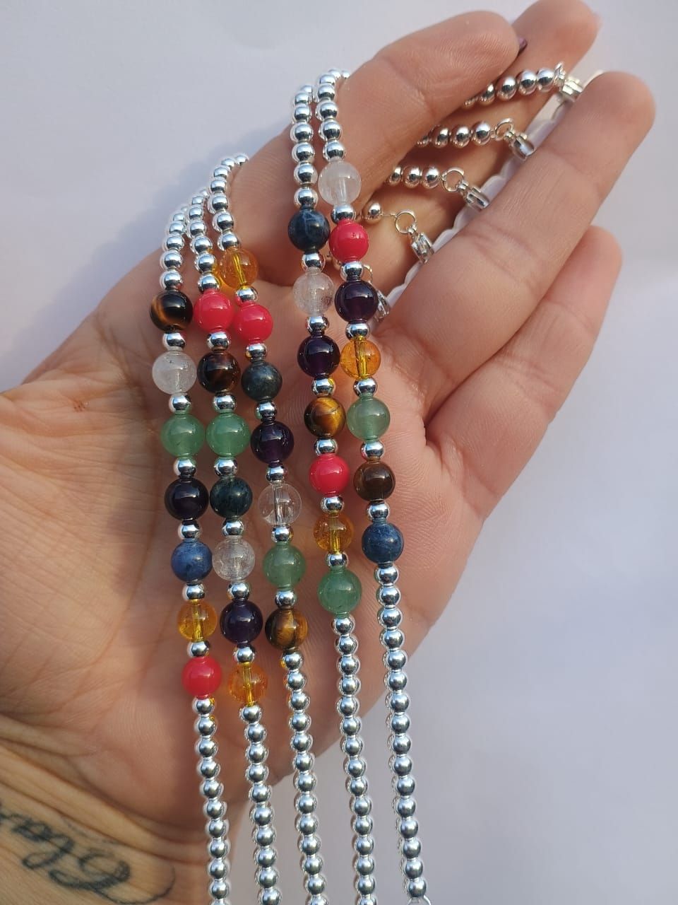 pulsera bolitas mix