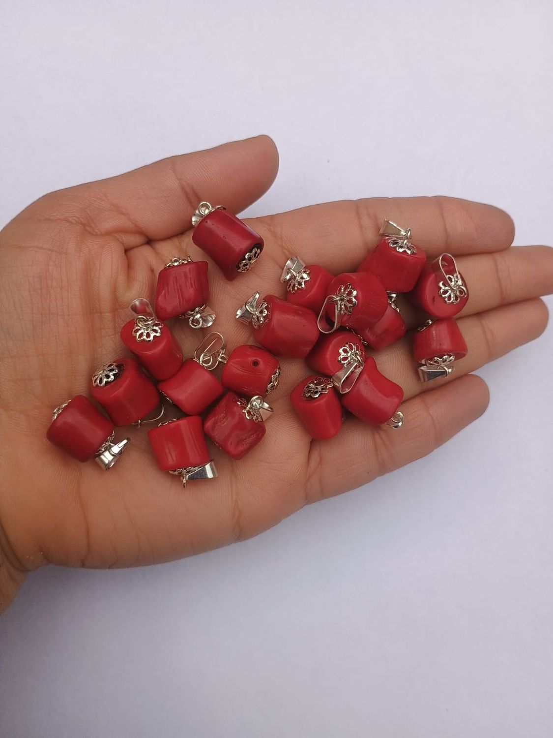 Roladas con pino coral rojo 