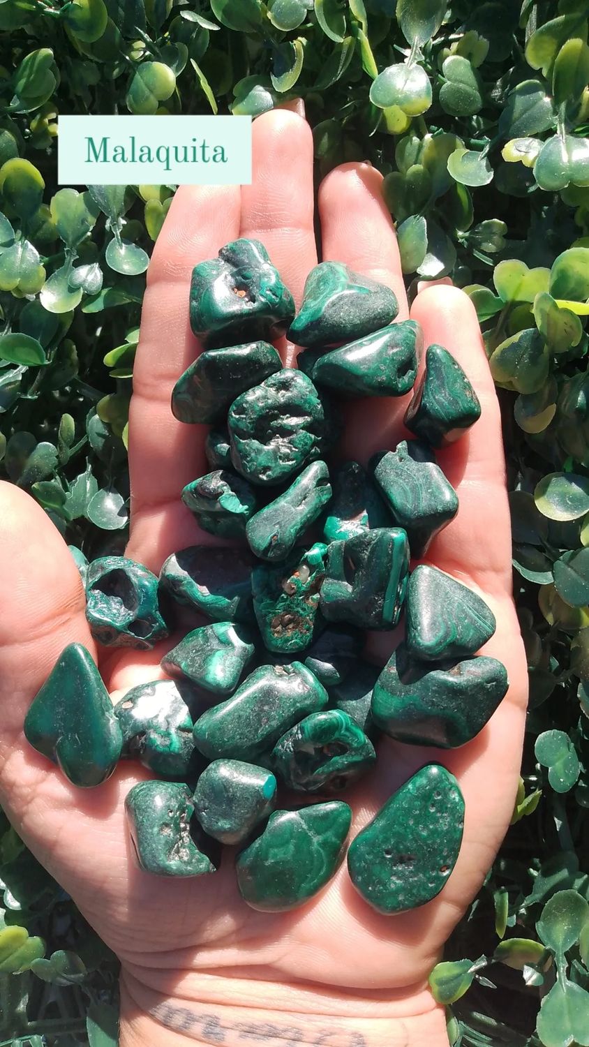 Malaquita rolada por 50 y 100grs