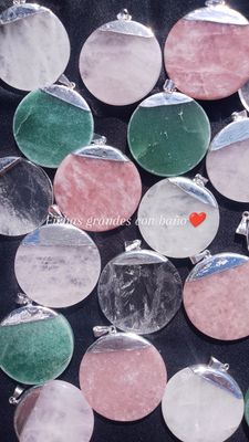 Ficha grande con baño de plata