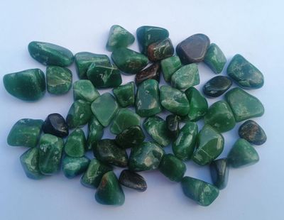 Cuarzo verde rolado por 100grs