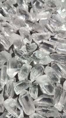 Puntas cuarzo cristal por 100grs