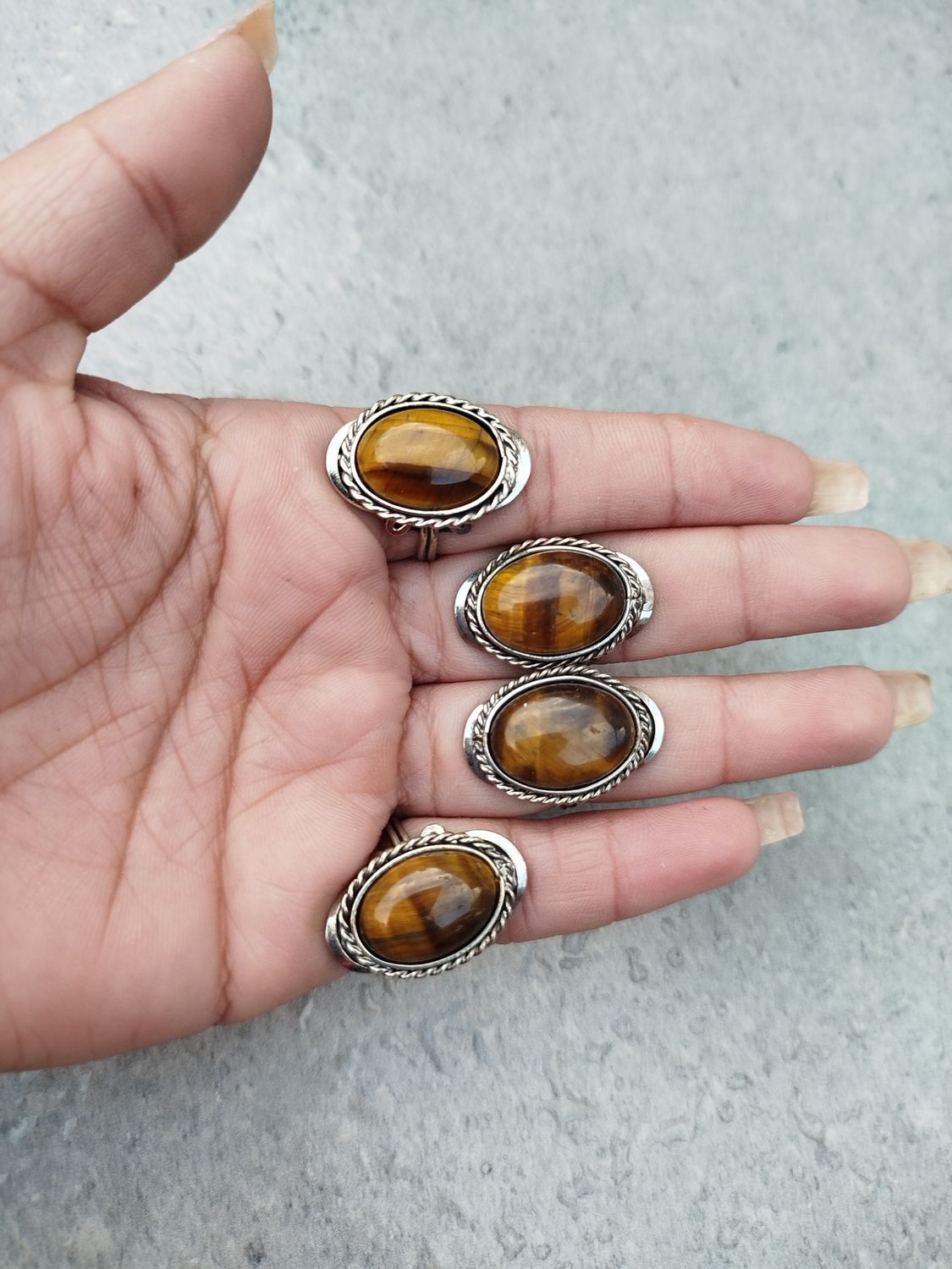 Anillo alpaca oval