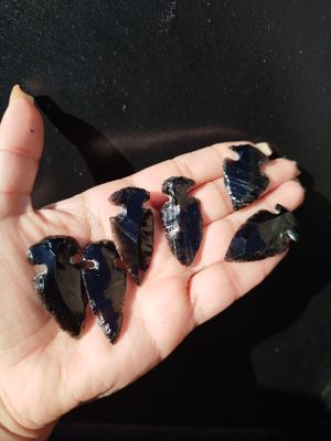 Punta de flecha obsidiana