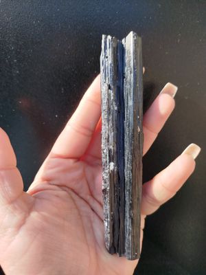Vara turmalina negra (110g) 12,5 x 2,5cm