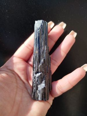 Vara turmalina negra (65g) 9,5 x 2cm