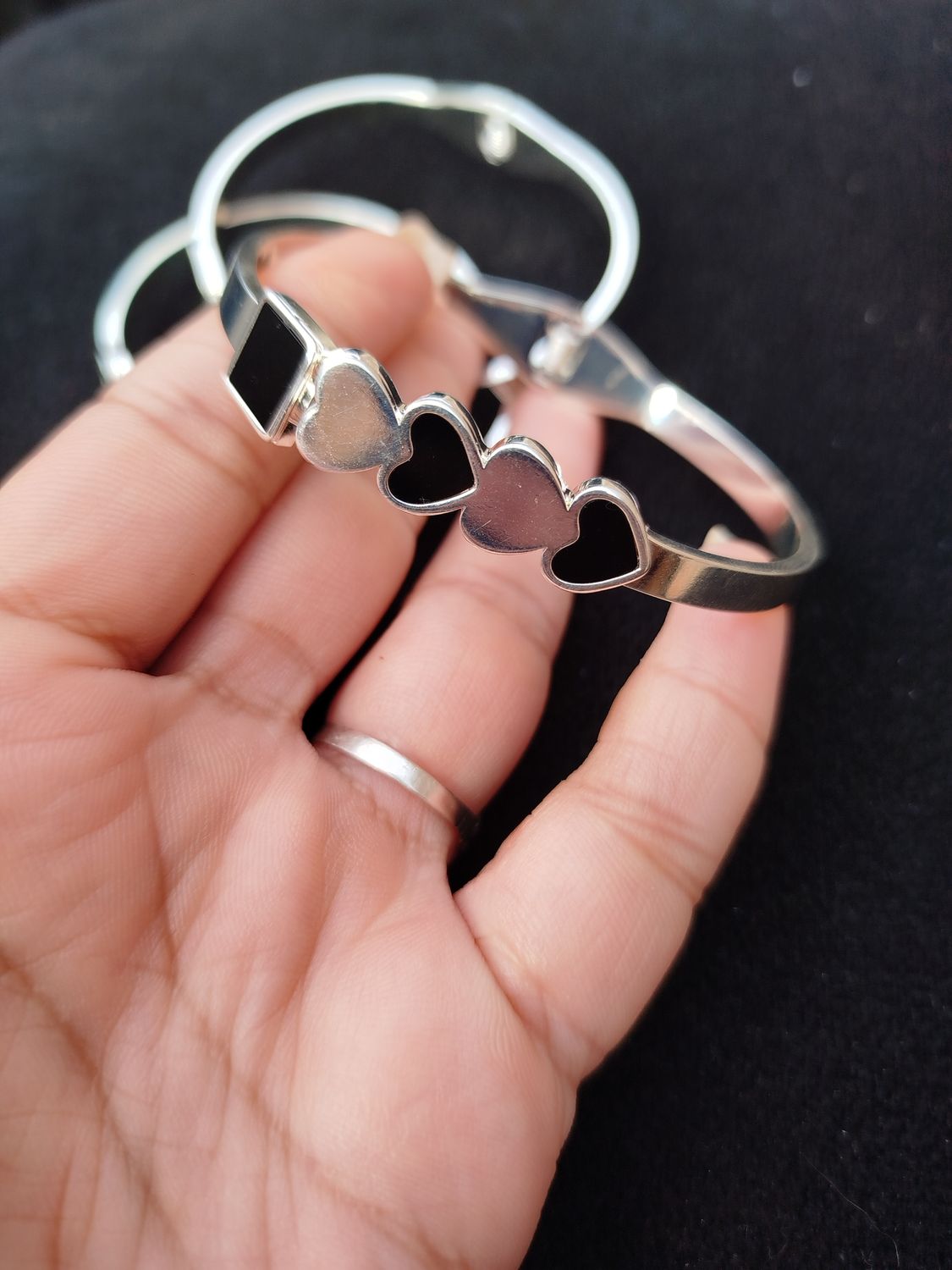 Brazalete Acero plateado