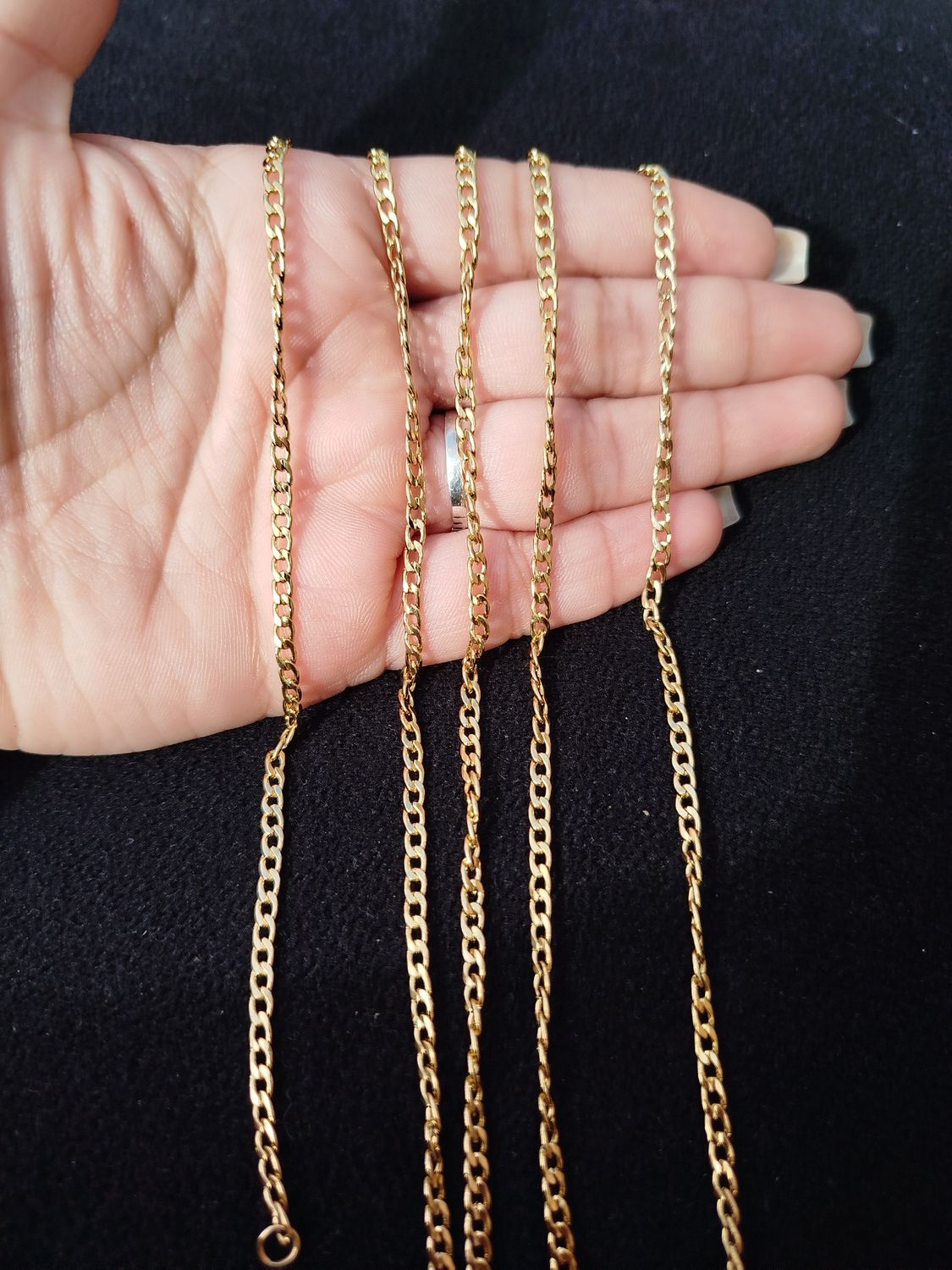 Pulseras simple Acero dorado