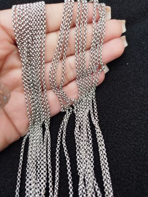 Pack cadena Ca04 por 10u acero quirúrgico 45cm