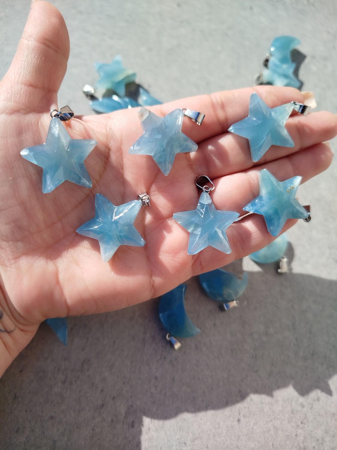 Dijes estrellas onix cielo