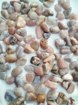 Amatista rosa rolada por 100grs