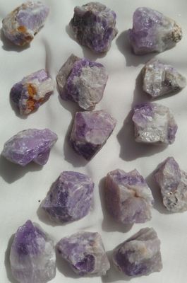 Amatista chevron en bruto por 100grs