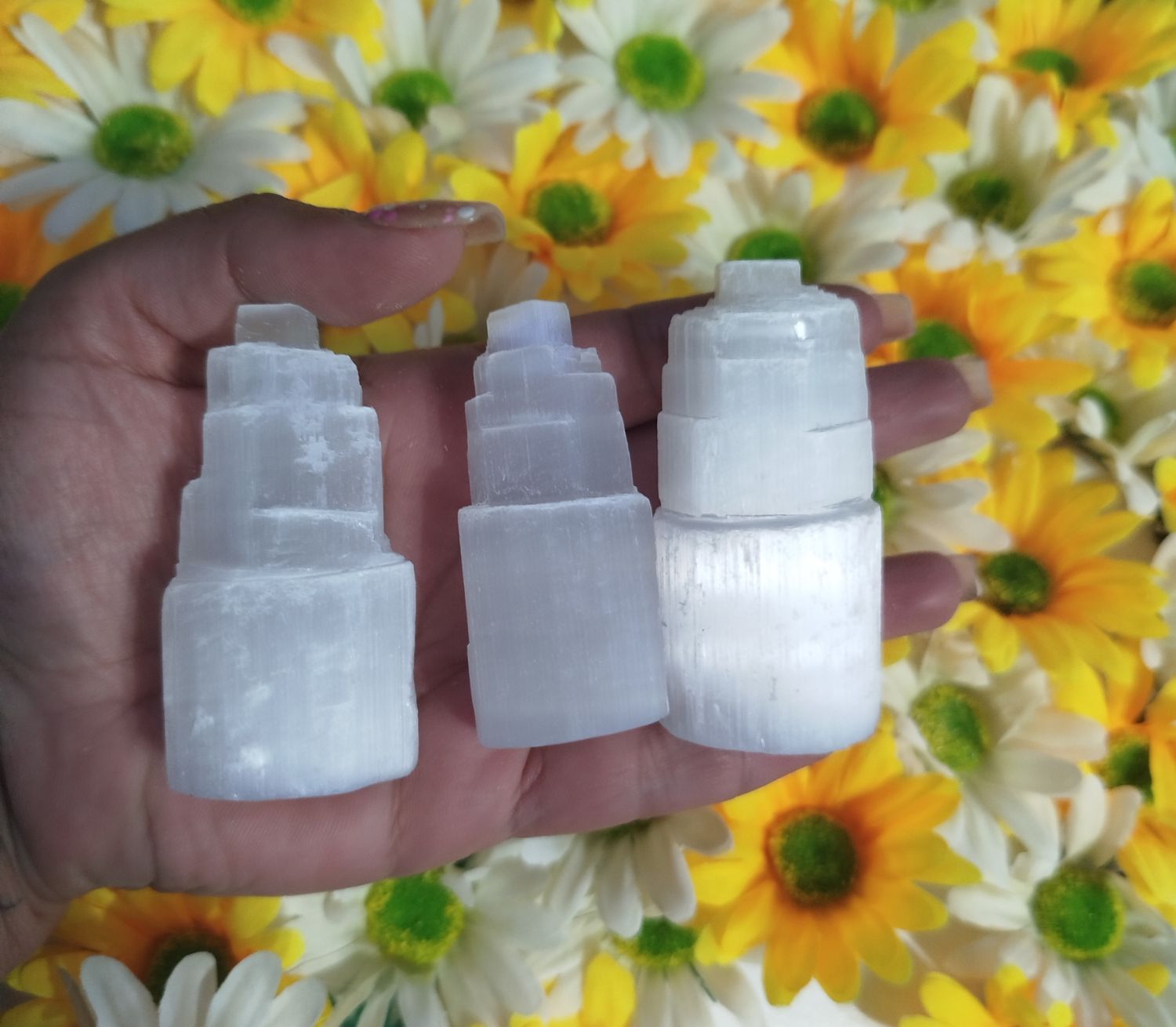 Catedral selenita blanca 6cm