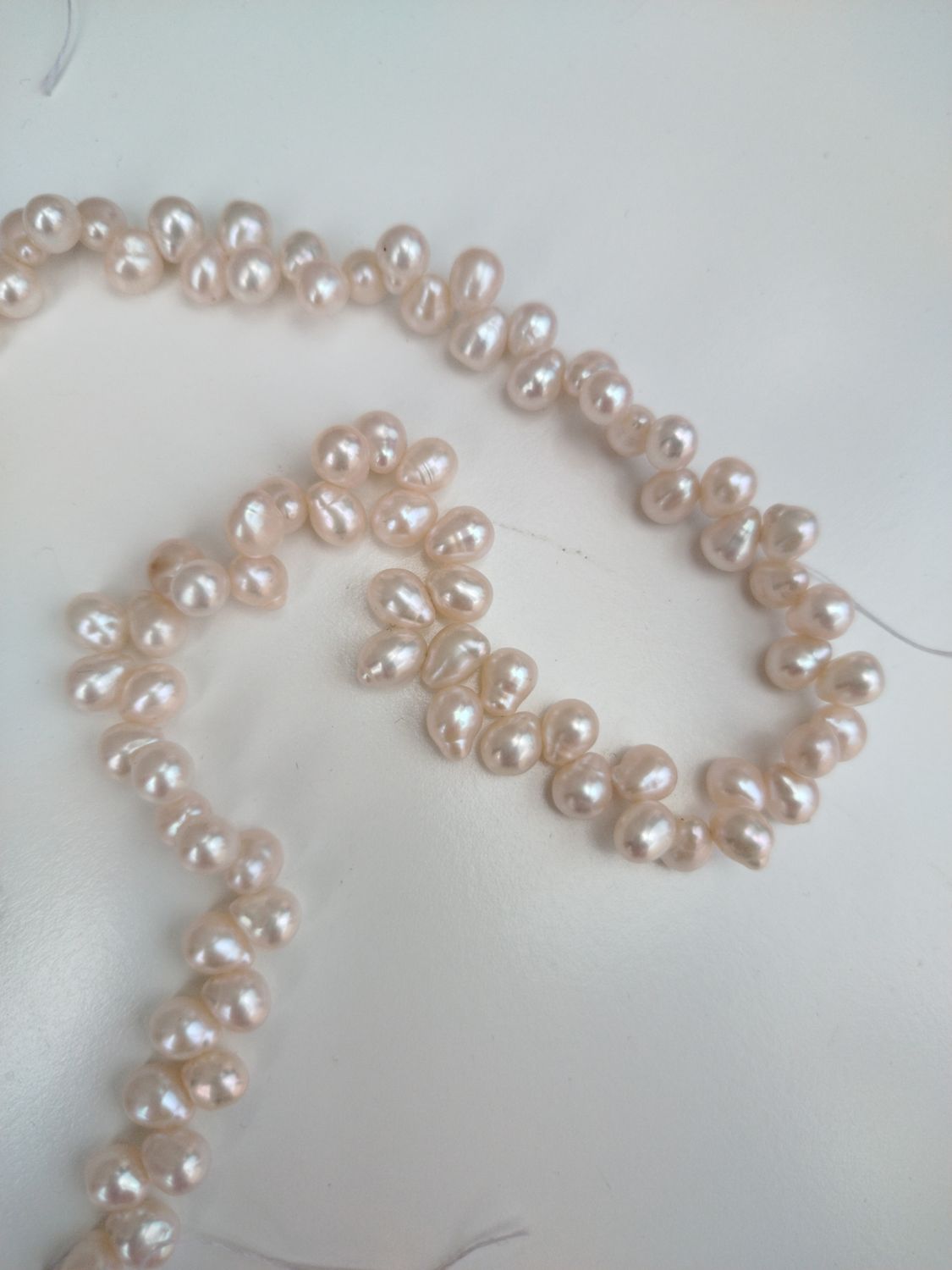 Tira perla de rio ( 40cm largo)