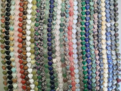 Tiras de corazones chicos 