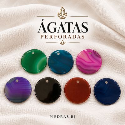 •Agatas perforadas