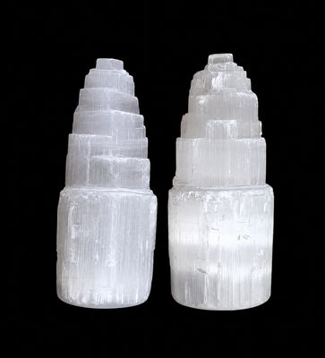 Catedral selenita blanca 10cm