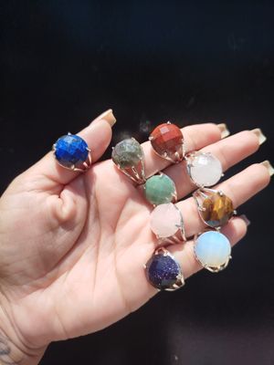 Anillo redondo Facetado