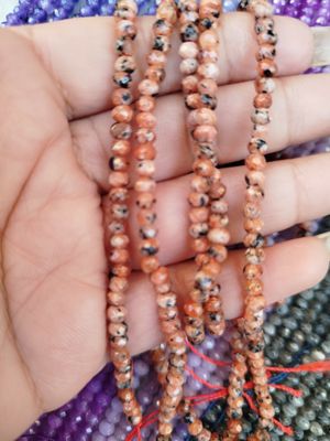 Tiras Donitas Facetadas 4mm