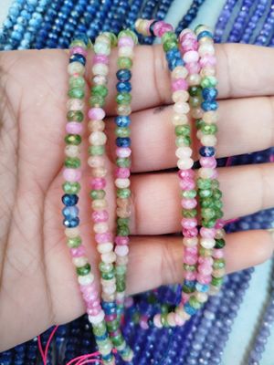 Tiras Donitas Facetadas 4mm