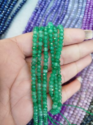 Tiras Donitas Facetadas 4mm