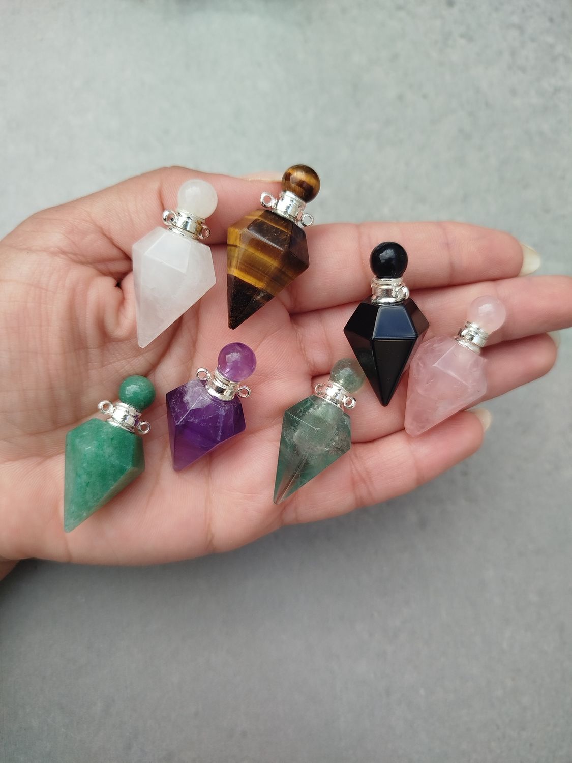 Perfumeros de piedras naturales 1D