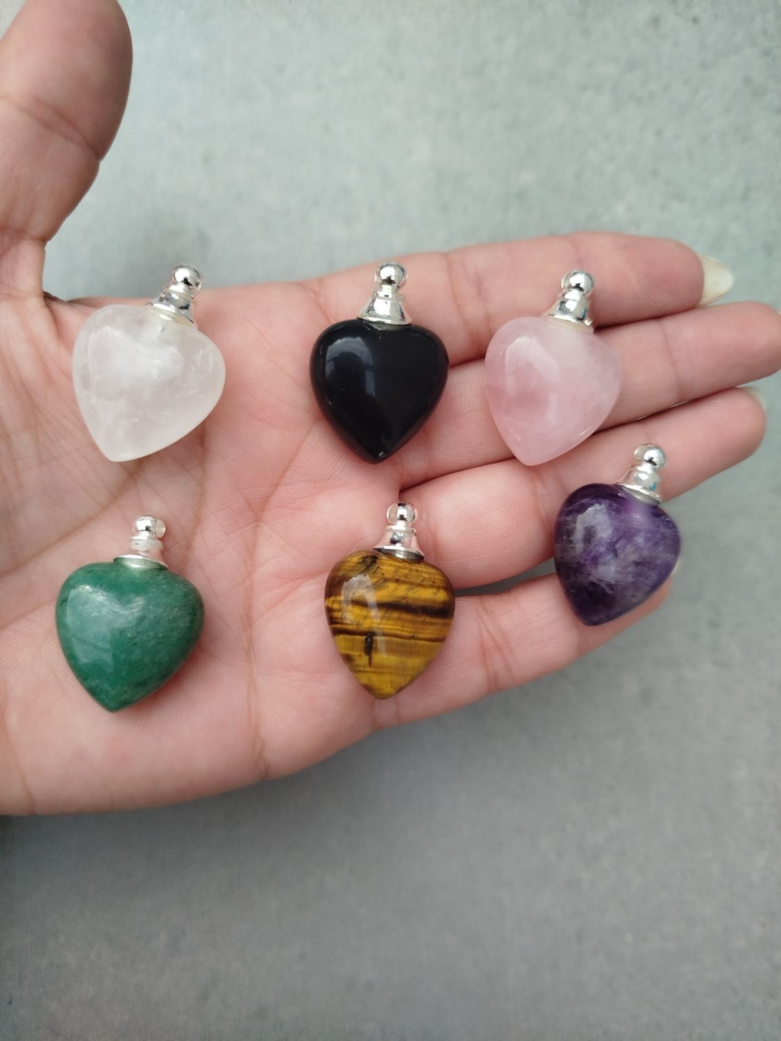 Perfumeros de piedras naturales 1B
