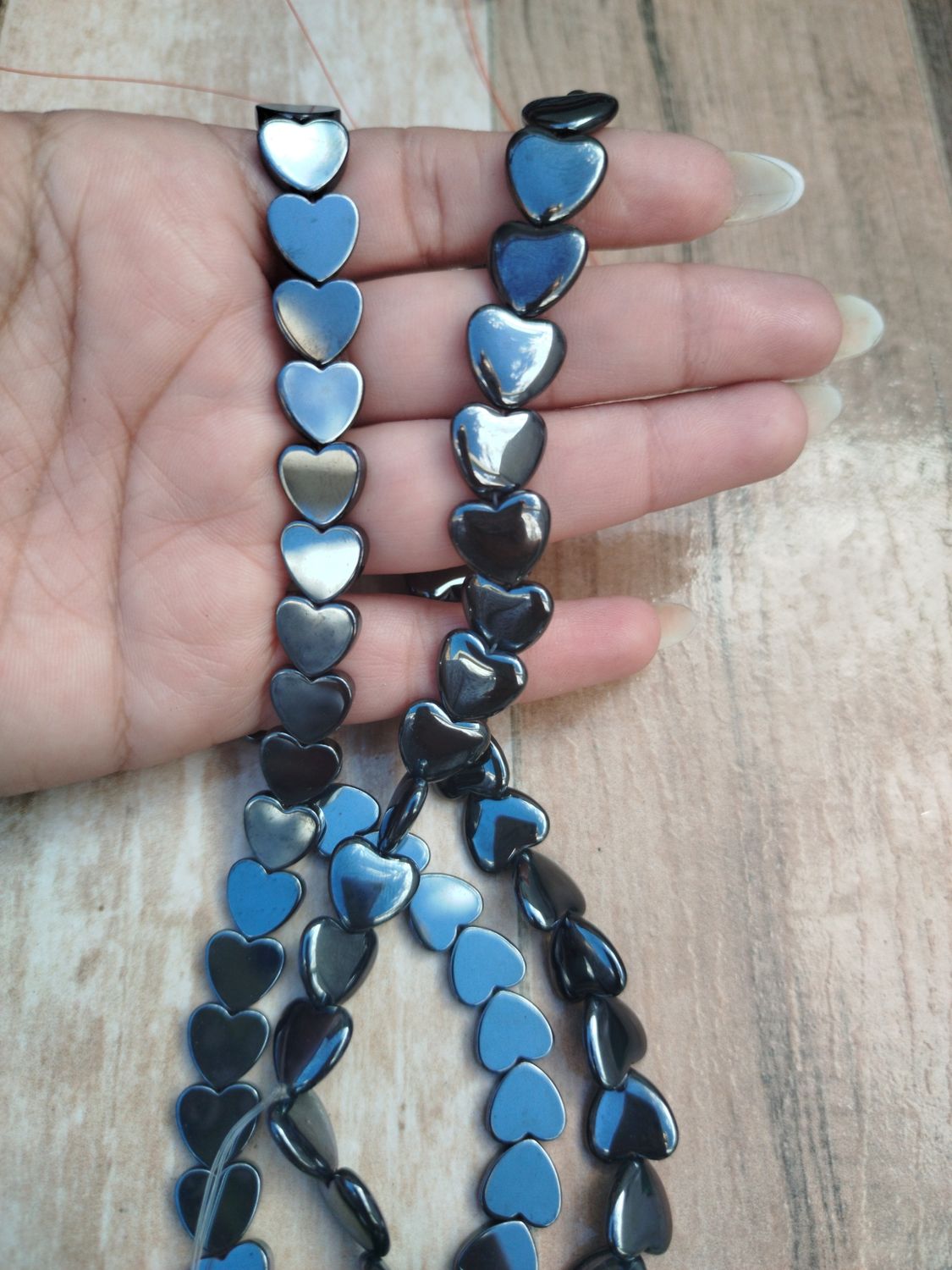 Tiras corazón hematite