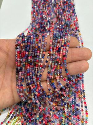 Tiras de bolitas facetados 3mm