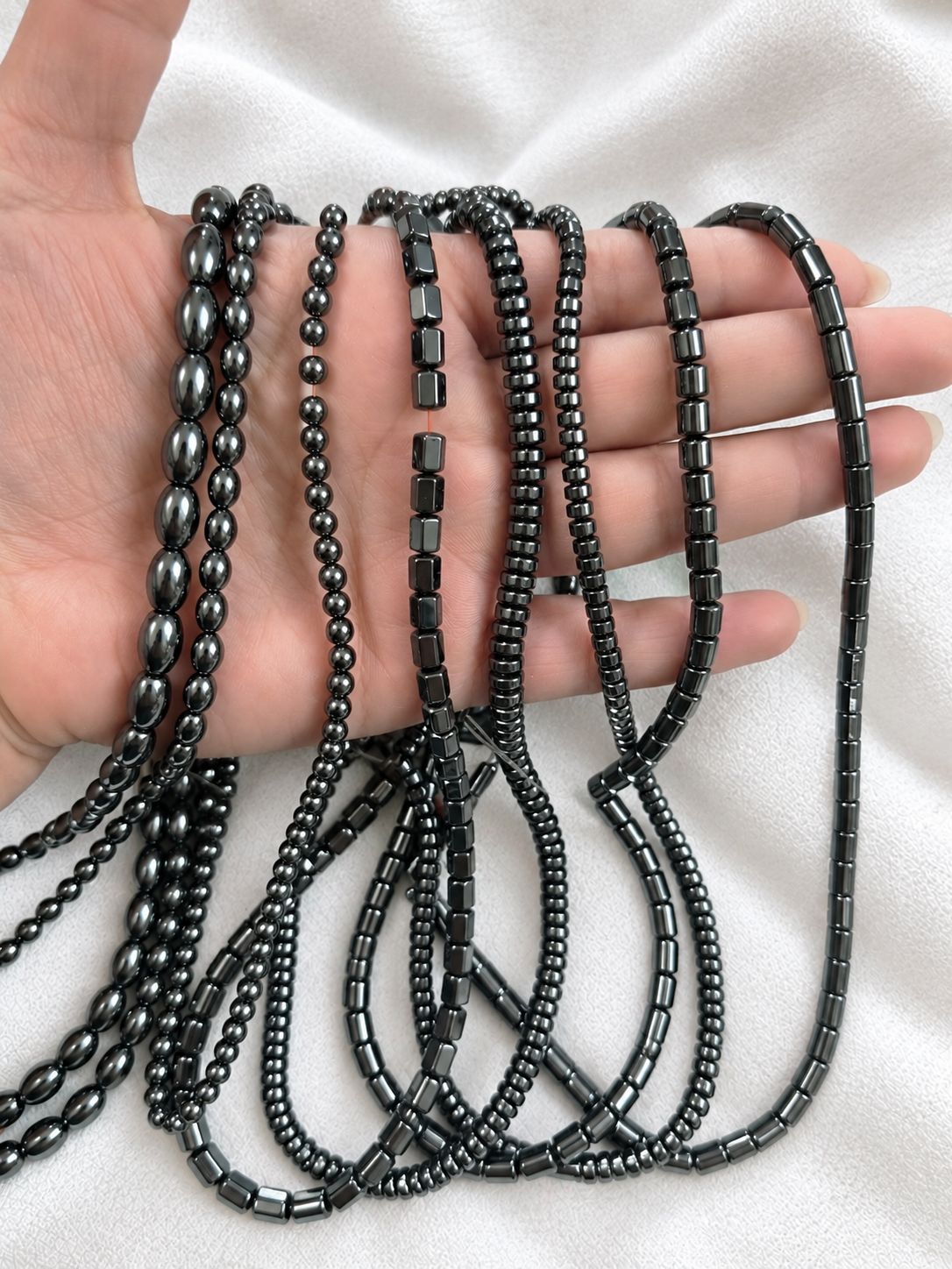 Tiras hematite 60cm aprox