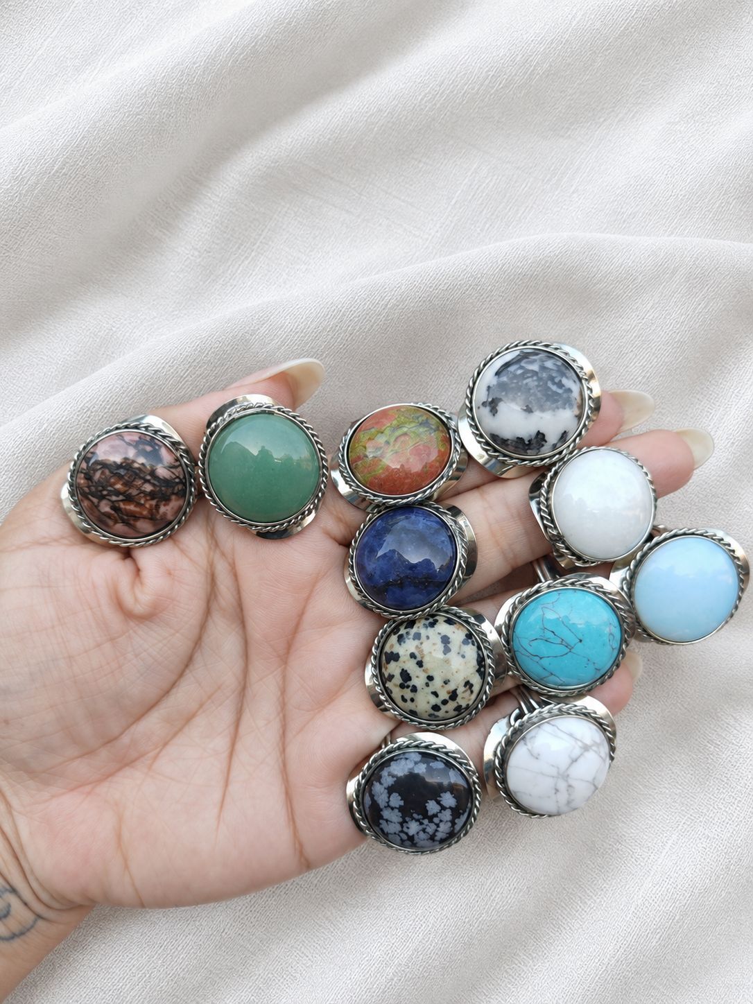 Anillo alpaca redondo
