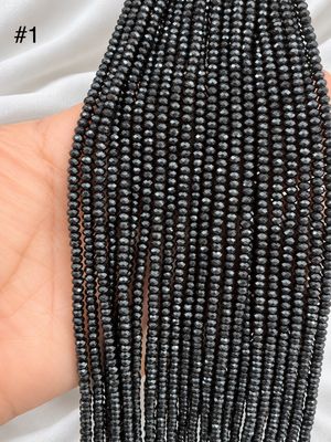 Tiras de Donitas Facetadas 2 × 3mm