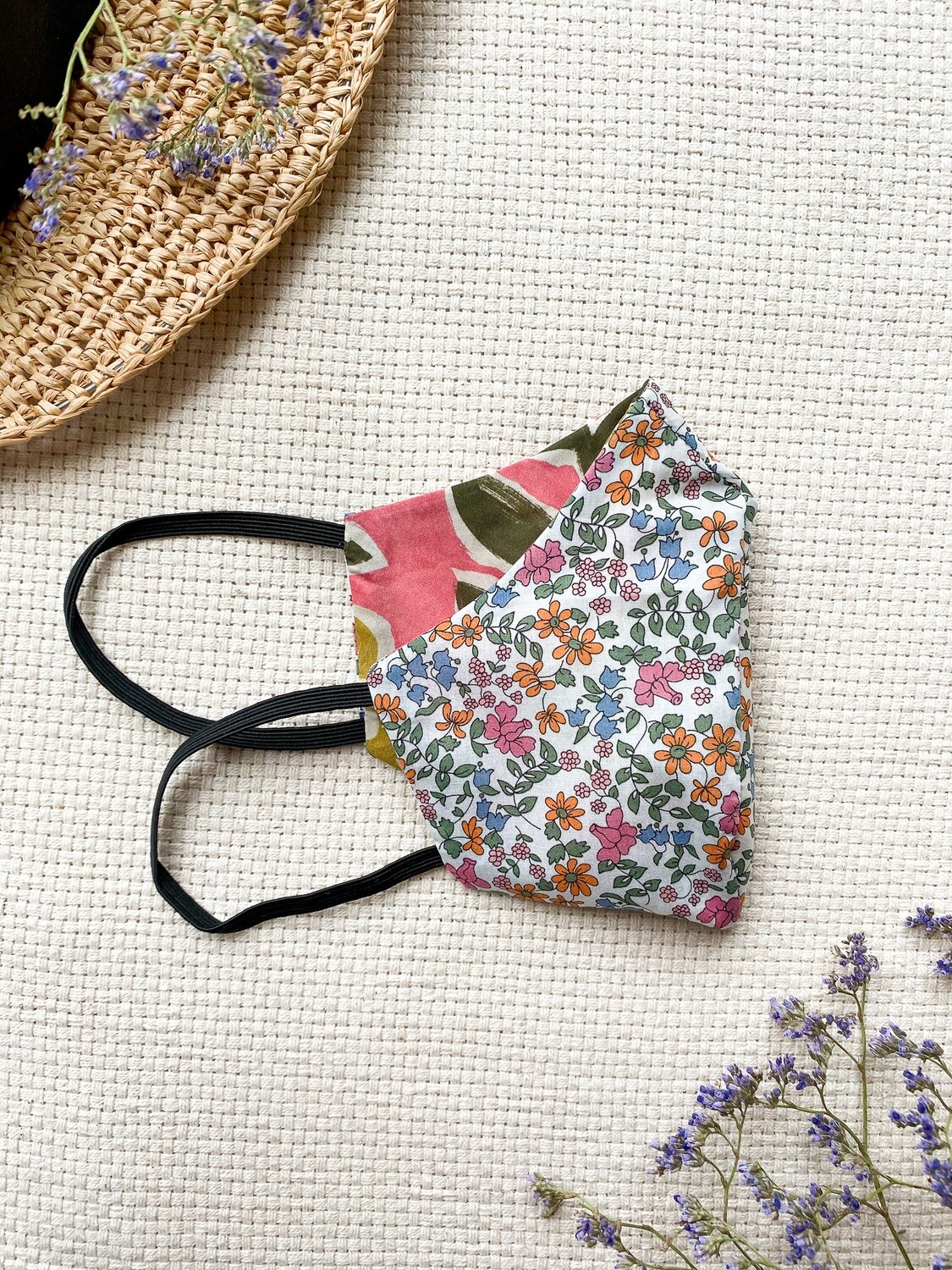 Reversible and reusable Face Mask - Daisy