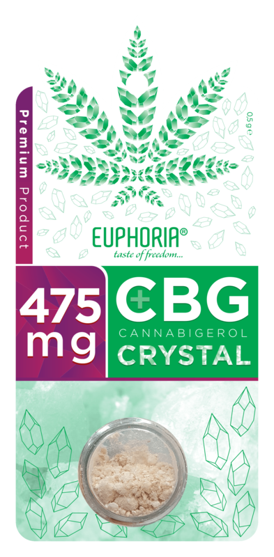 EUPHORIA PURE CBG KRISTALLE 475 MG EUPHORIA PURE CBG KRISTALLE 475 MG