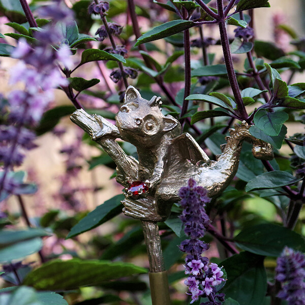 Drache "Dir gehört mein Herz" , Blumenstecker