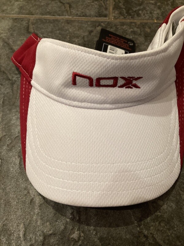 Nox Visor white/burgundy
