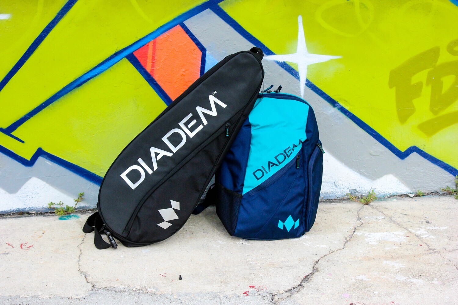 Diadem Tour 12 racquet Nova racket bag (black/chrome)